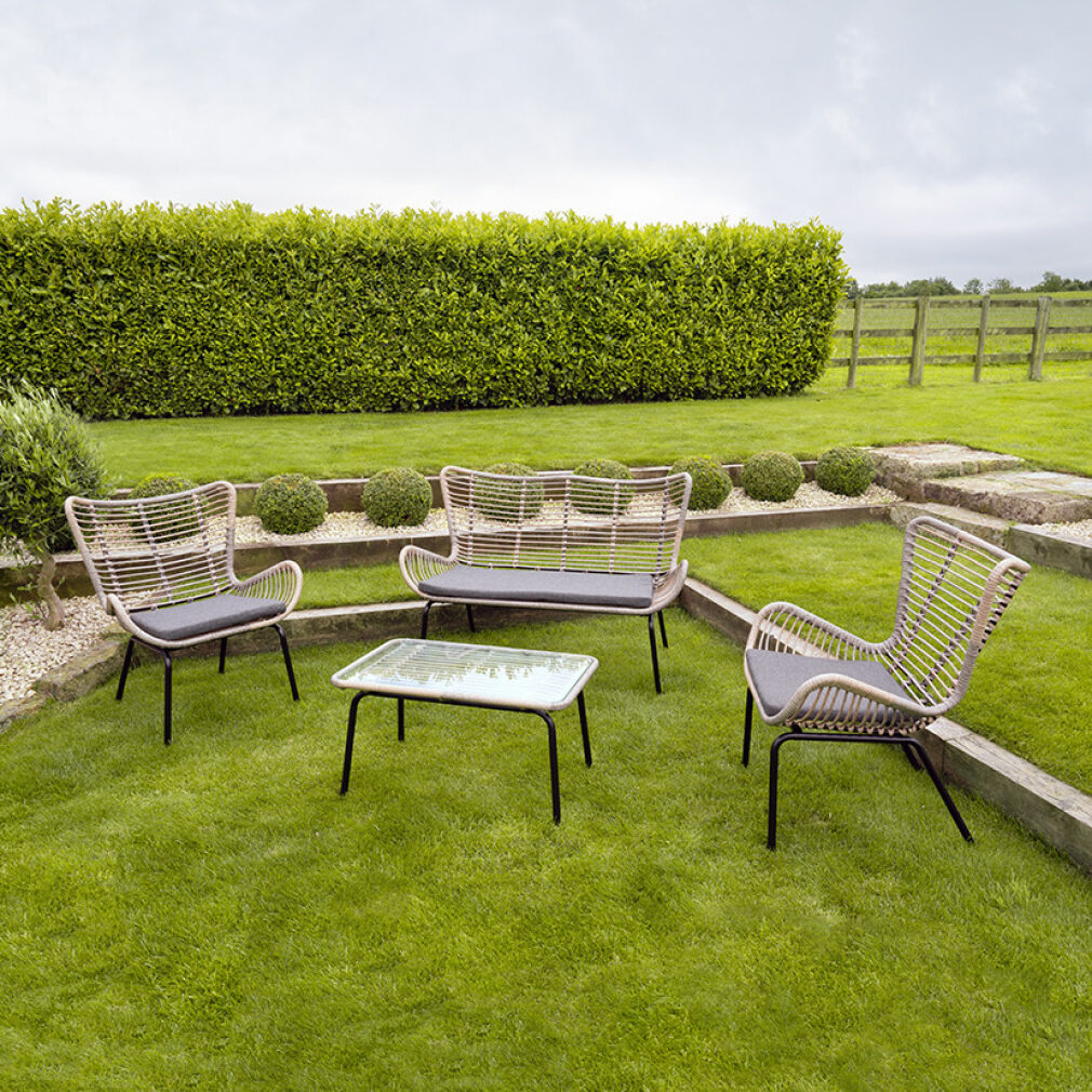 Fairfield 4 Piece Seating Set - Outdoor  Rattan Furniture