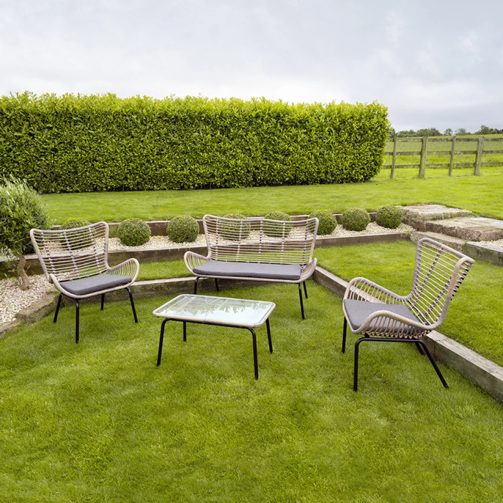 Fairfield 4 Piece Seating Set - Outdoor  Rattan Furniture