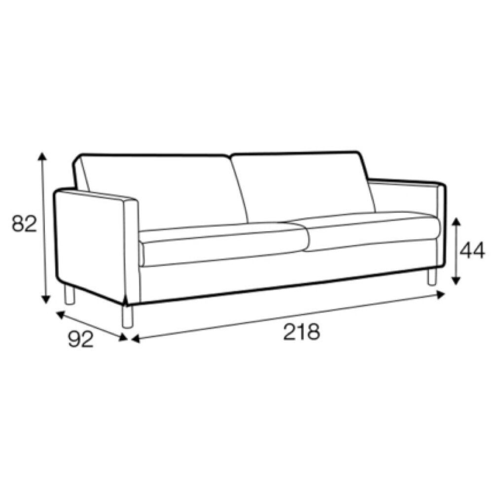 Impulse 3 seater Sofa by Sits - in Bellis Turquoise