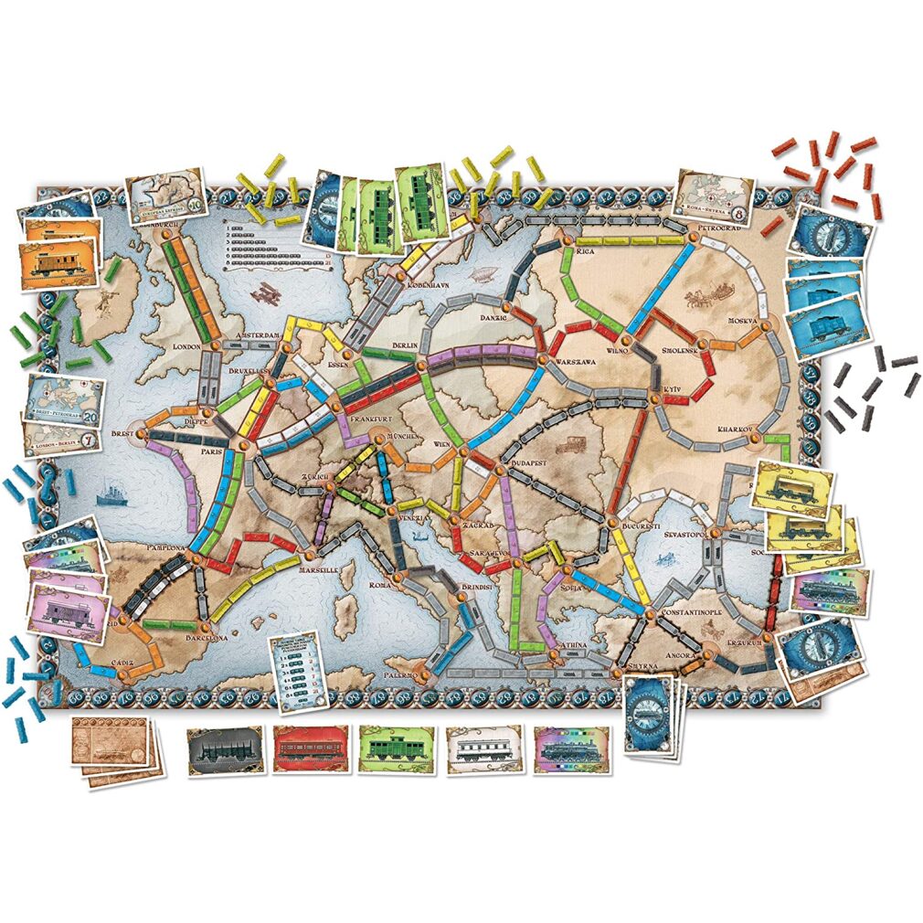 Ticket to Ride Europe Board Game by Days of Wonder