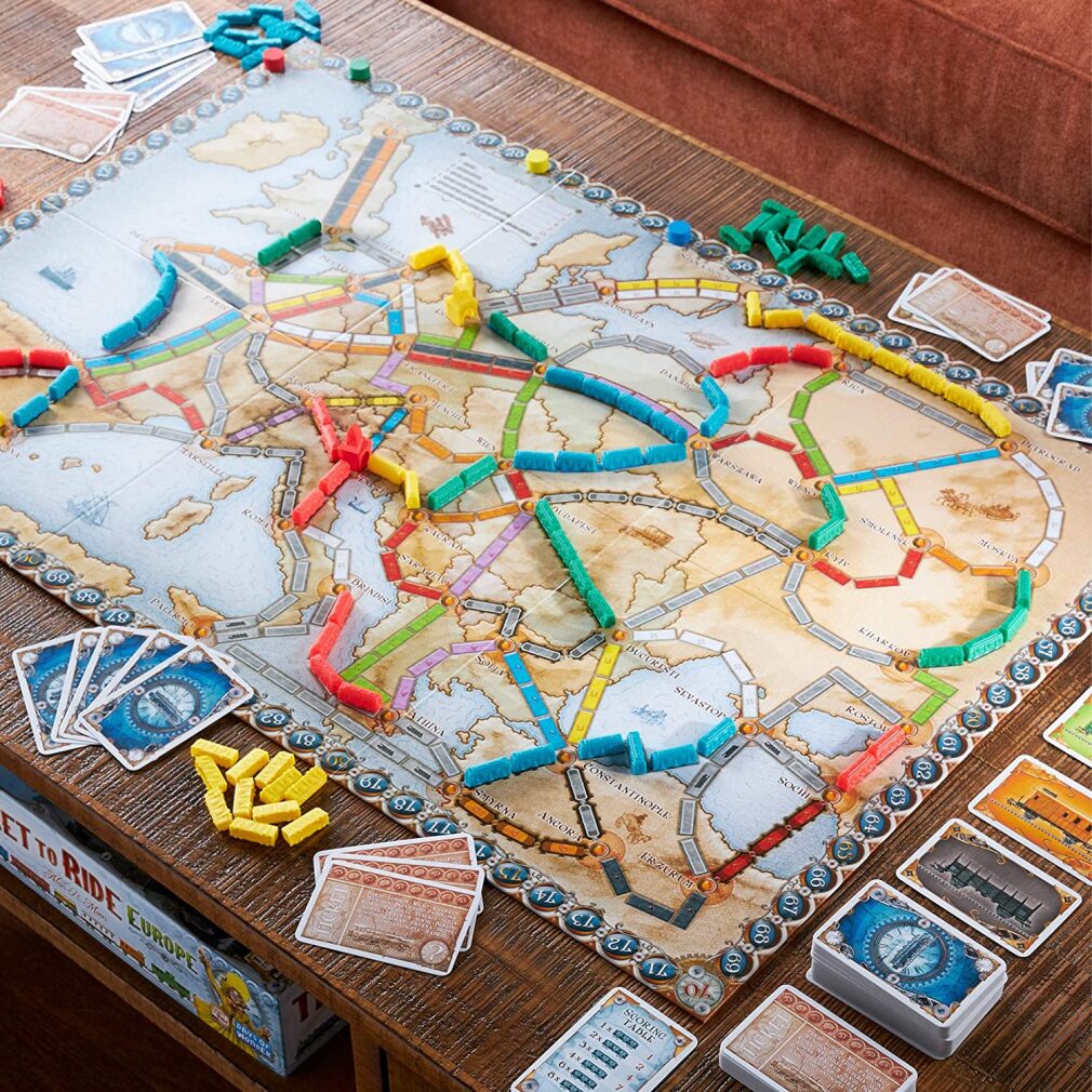Ticket to Ride Europe Board Game by Days of Wonder