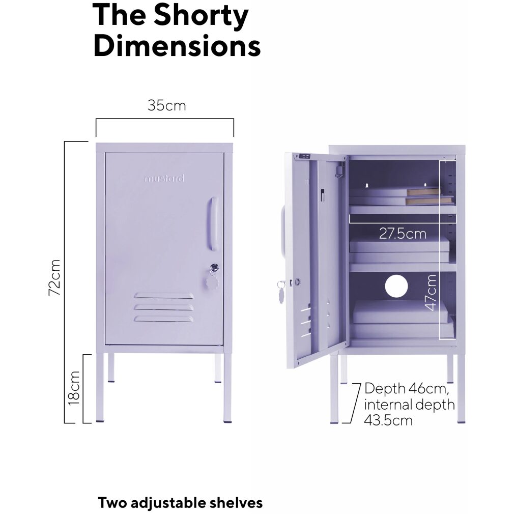 Shorty Locker by Mustard Made - Lilac