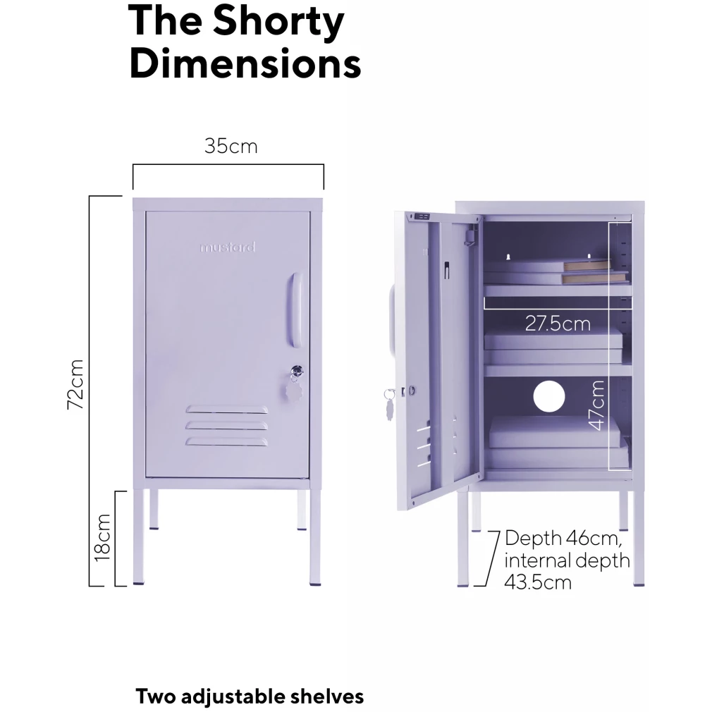 Shorty Locker by Mustard Made - Lilac