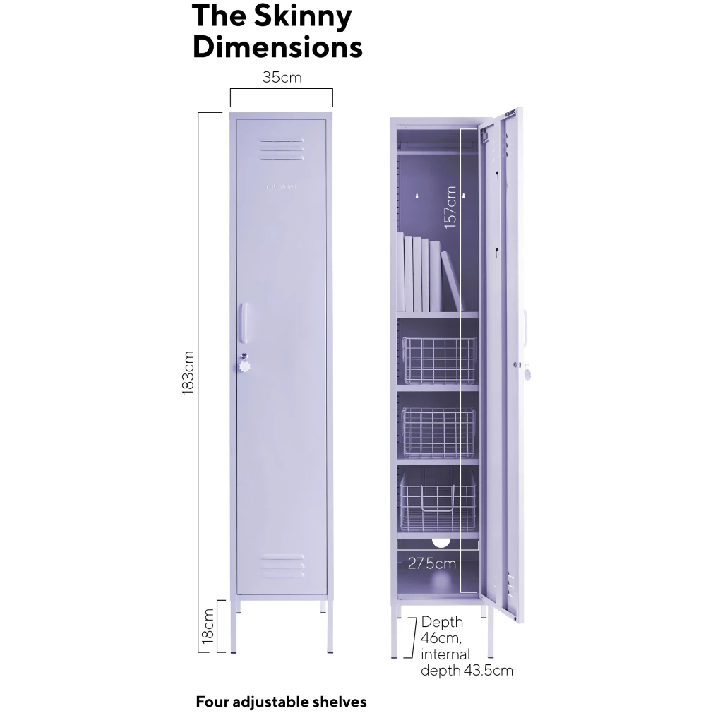 Skinny Locker by Mustard Made - Lilac