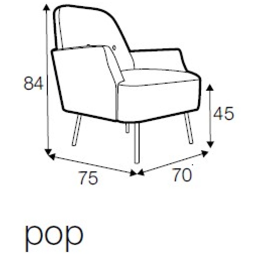 Ex Display Pop Armchair by Sits