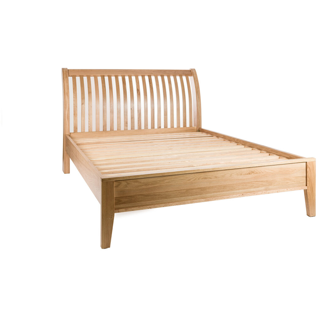 Double Bed Frame - Portland Oak Bedroom Furniture
