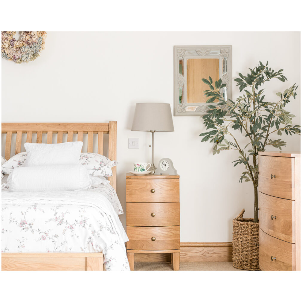 Double Bed Frame - Portland Oak Bedroom Furniture