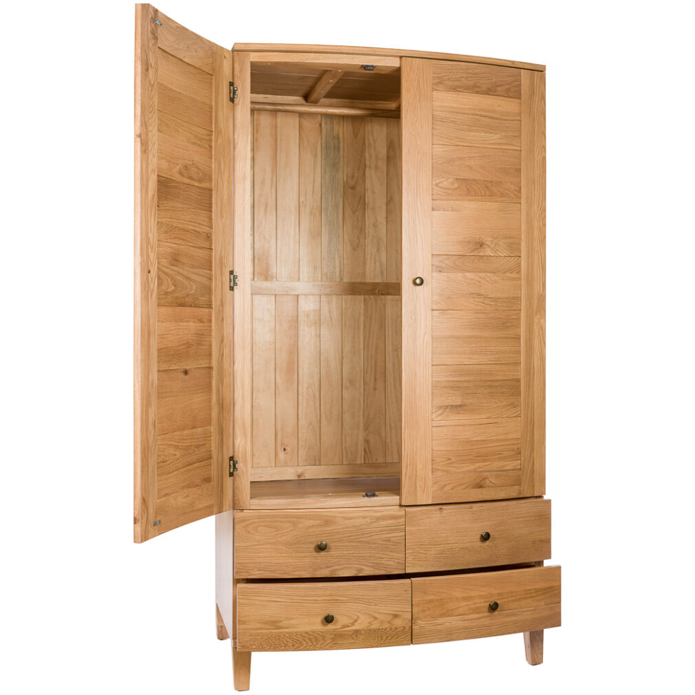 Wardrobe - Portland Oak Bedroom Furniture