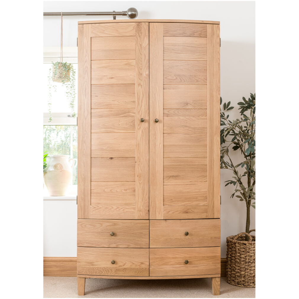 Wardrobe - Portland Oak Bedroom Furniture