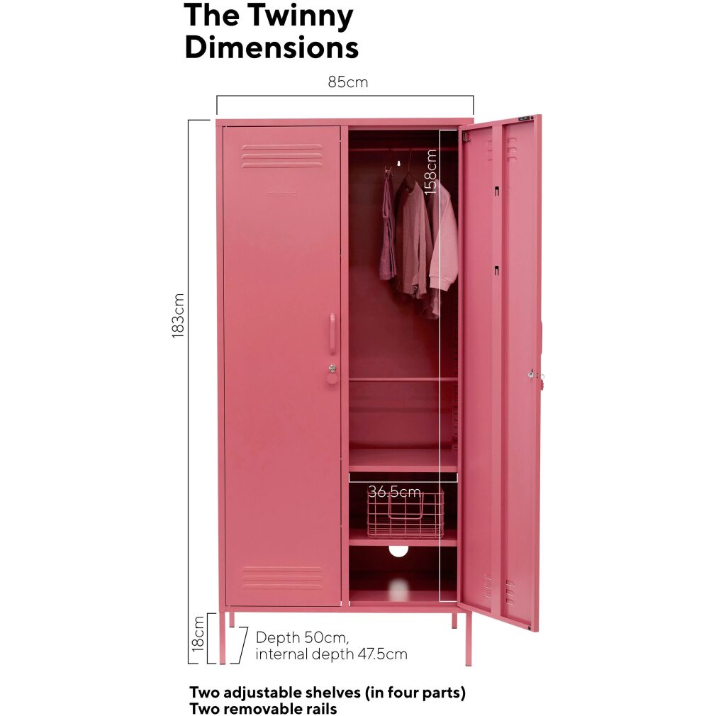 Twinny Locker by Mustard Made - Berry