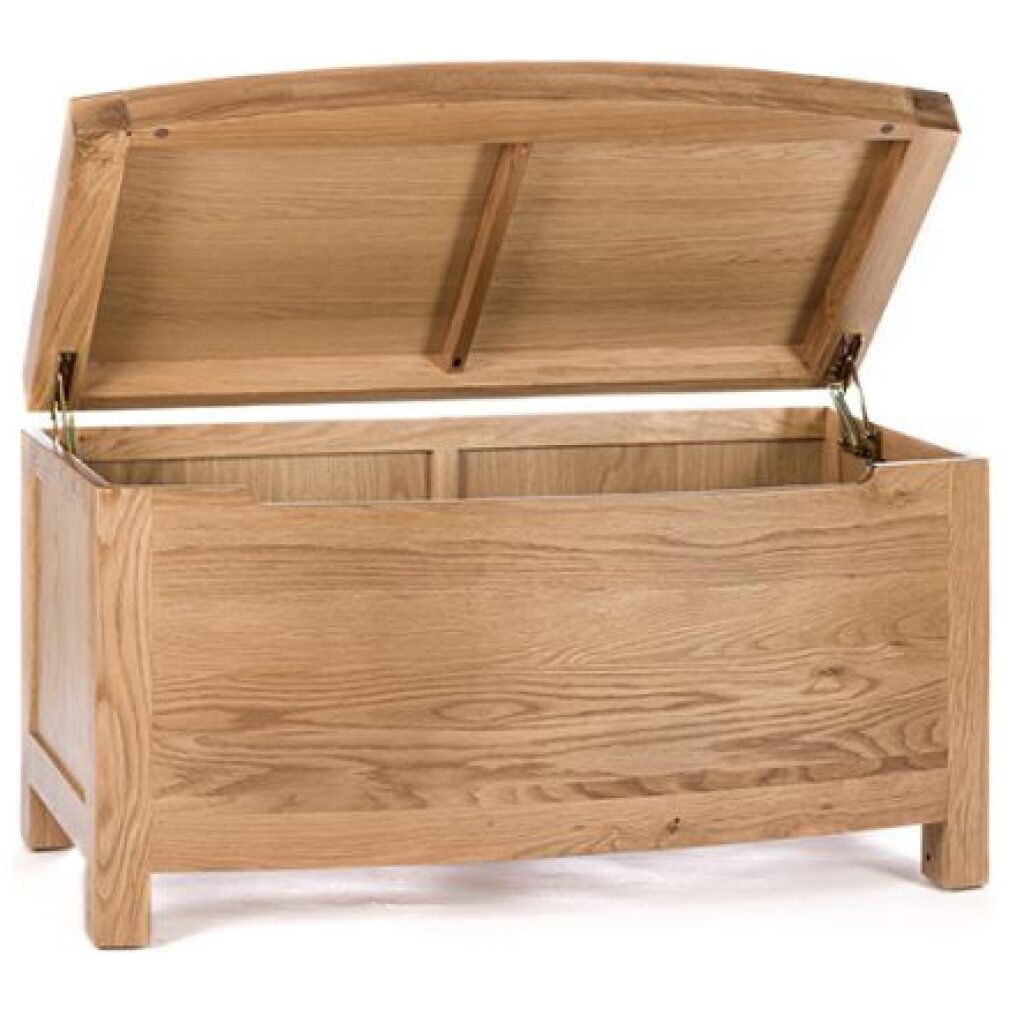 Blanket Box - Portland Oak Bedroom Furniture