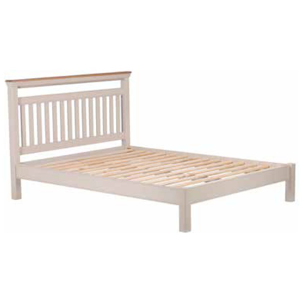 King Size 180cm Slatted Bedstead - Tenby Painted
