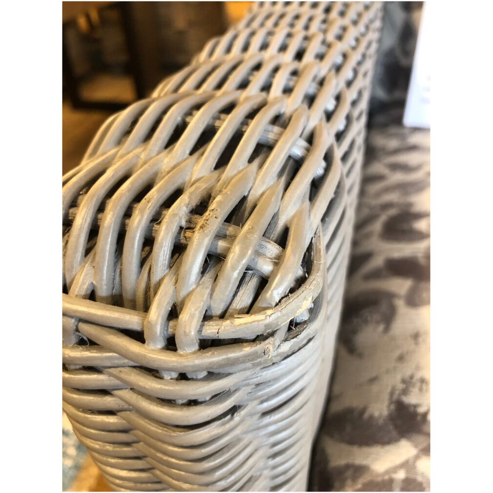 Ex Display Dijon Armchair in Grey - Cane Furniture by Desser