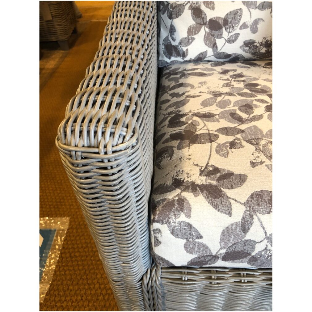 Ex Display Dijon Armchair in Grey - Cane Furniture by Desser