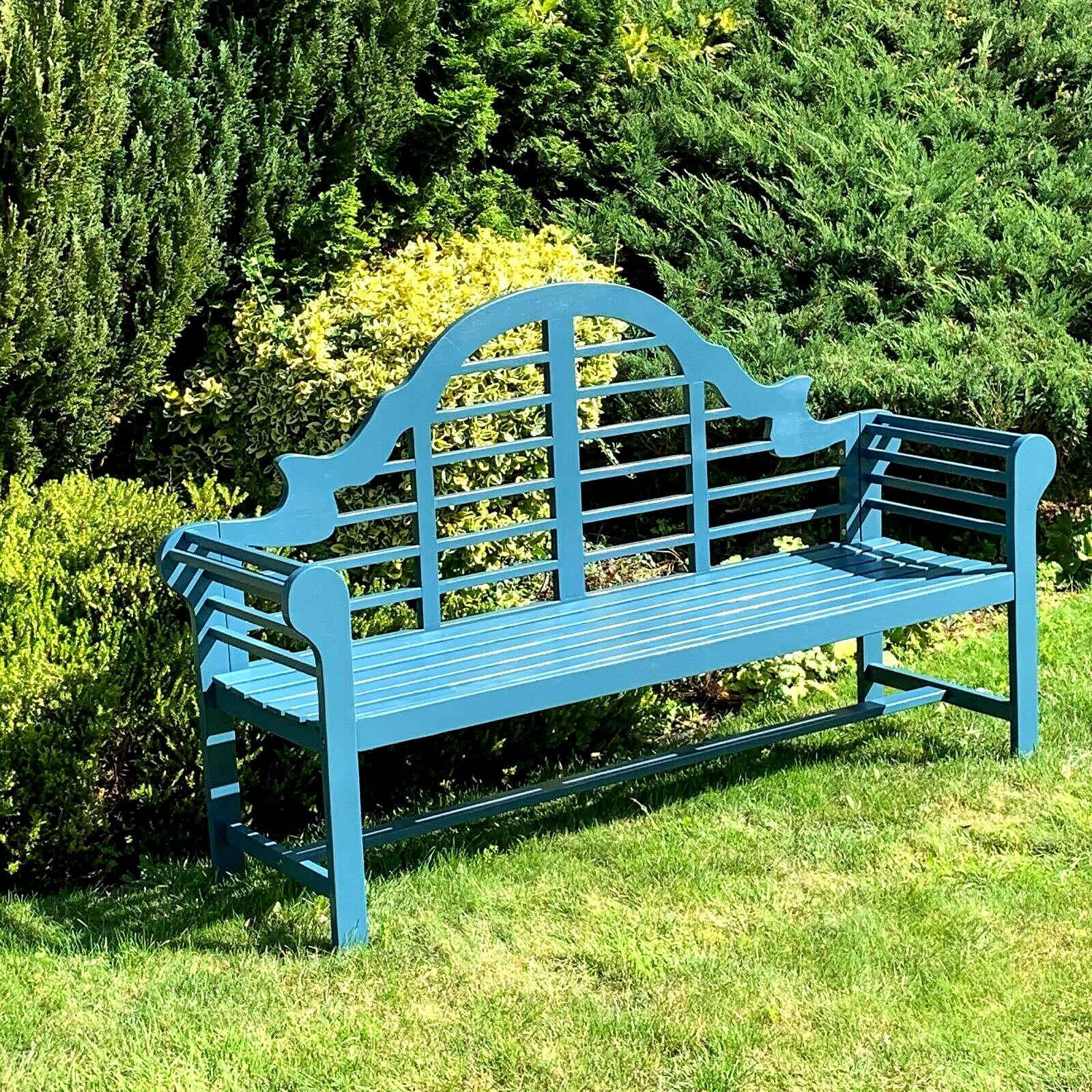 Navy store outdoor bench