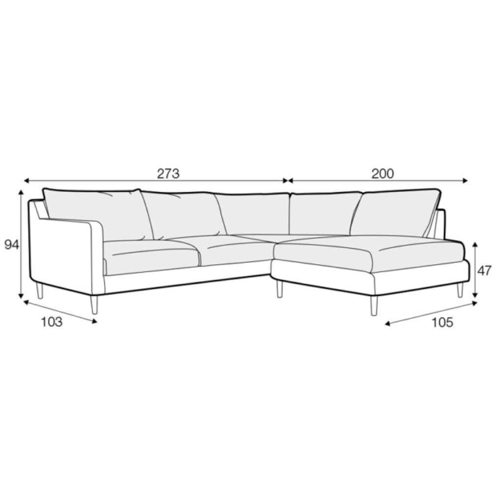 Sally set 1 Corner sofa by Sits