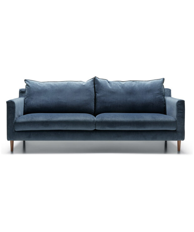 Sally 3 Seater sofa in Blue by Sits - quick lead time