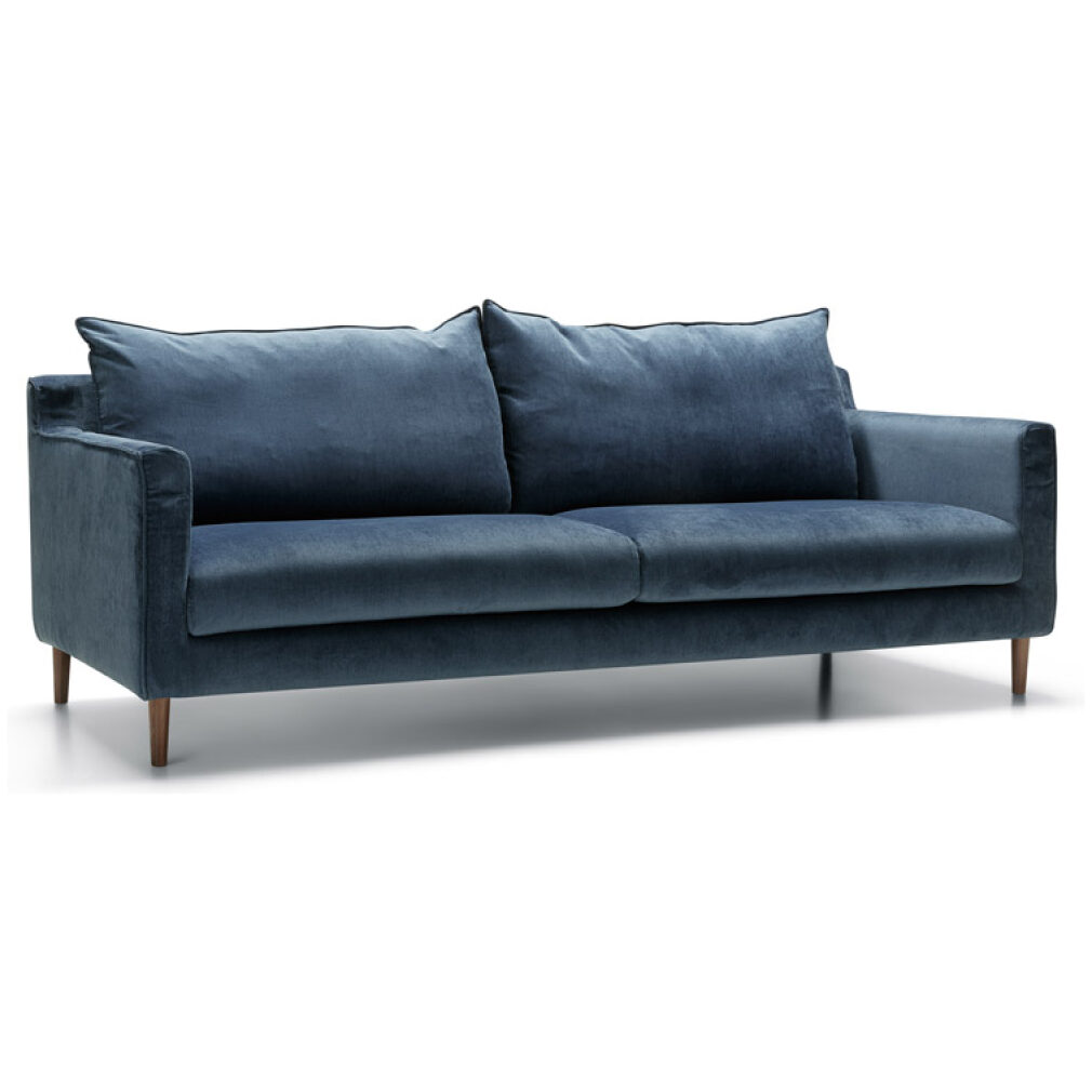 Sally 3 Seater sofa in Blue by Sits - quick lead time