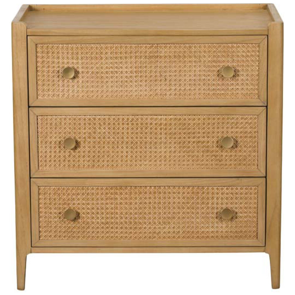 Bali Bedroom Range - 3 Drawer Chest - EX Display