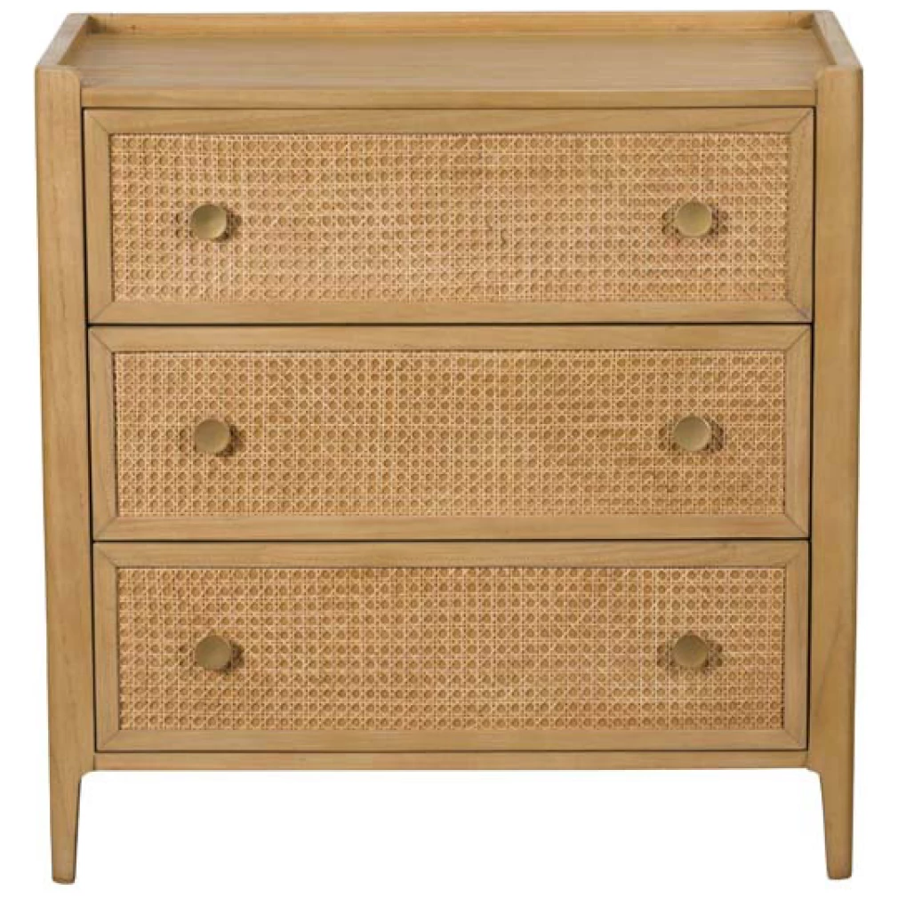 Bali Bedroom Range - 3 Drawer Chest - EX Display