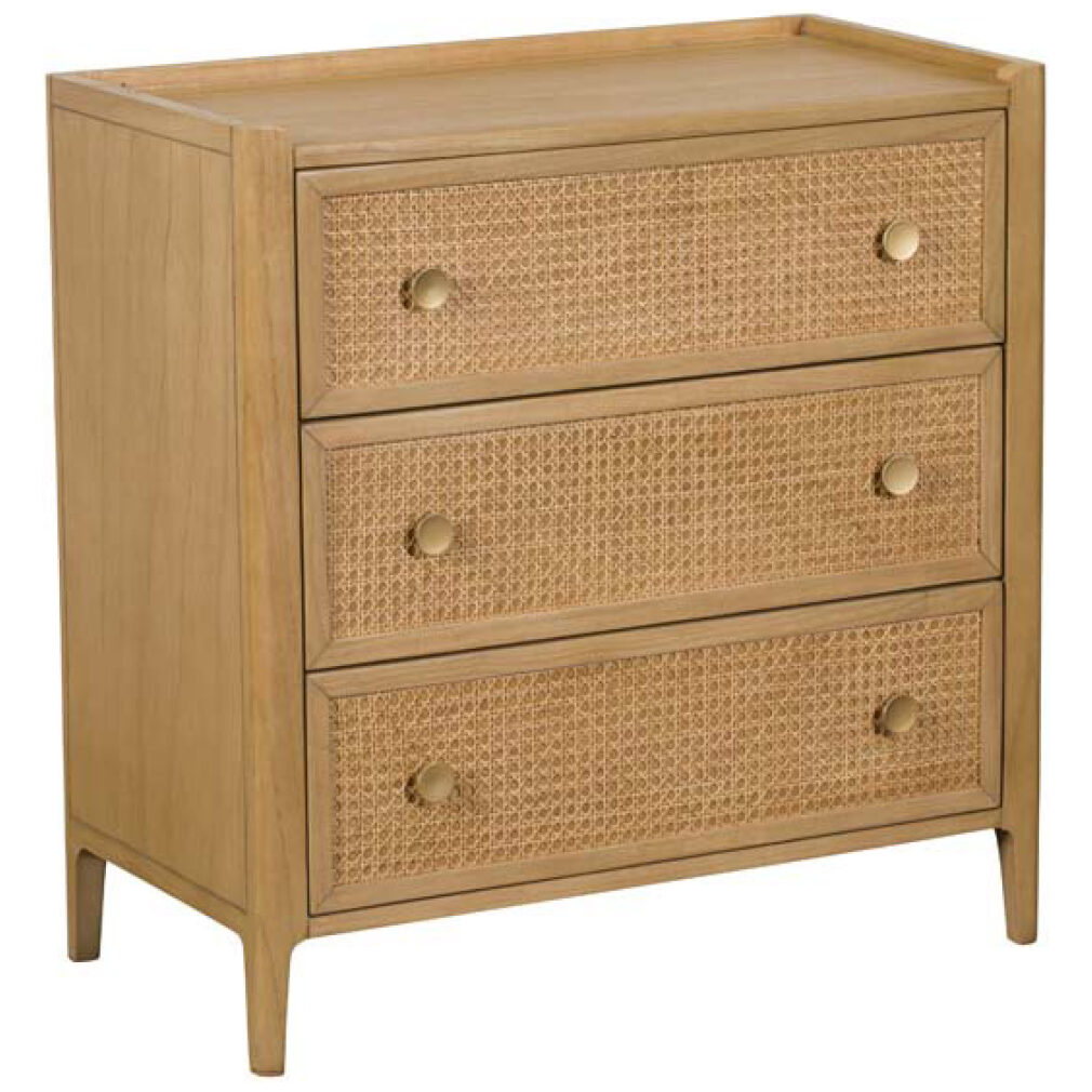 Bali Bedroom Range - 3 Drawer Chest - EX Display