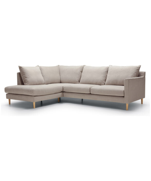 Sally set 1 left Corner sofa by Sits - in Caleido L-beige