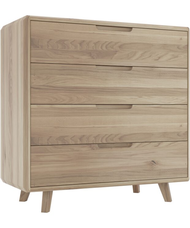 4 Drawer Chest Medium - Como Bedroom Furniture Range