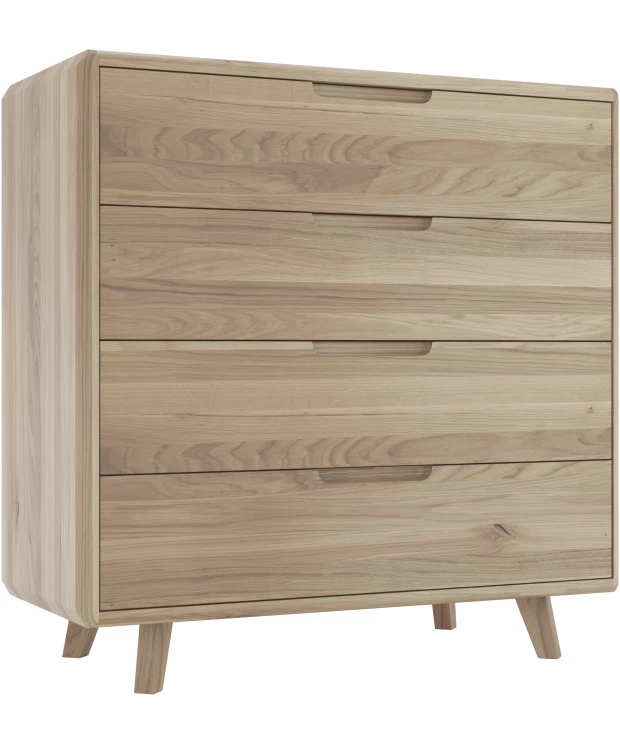 4 Drawer Chest Medium - Como Bedroom Furniture Range