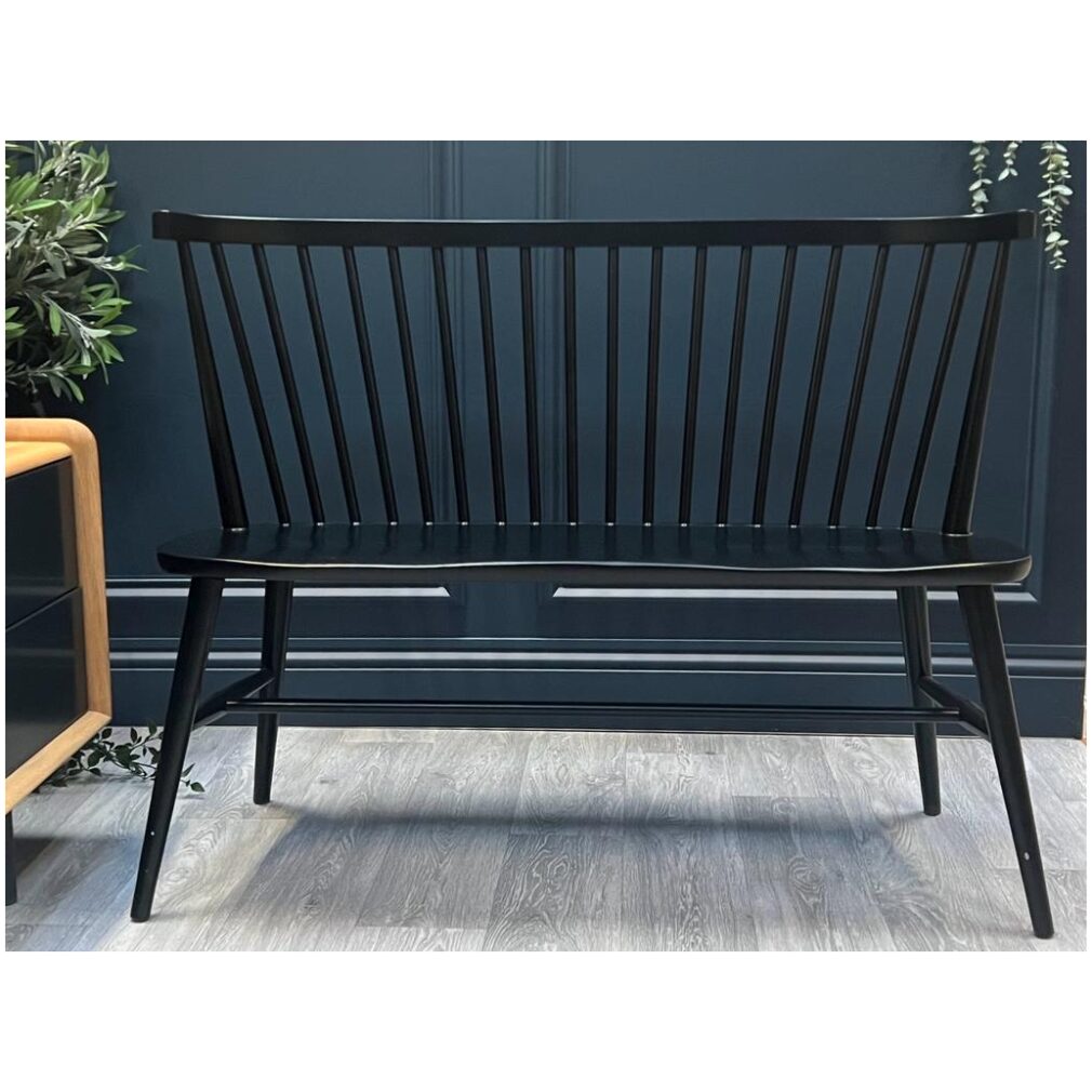 Dining Bench - Black - Como Living and Dining Range