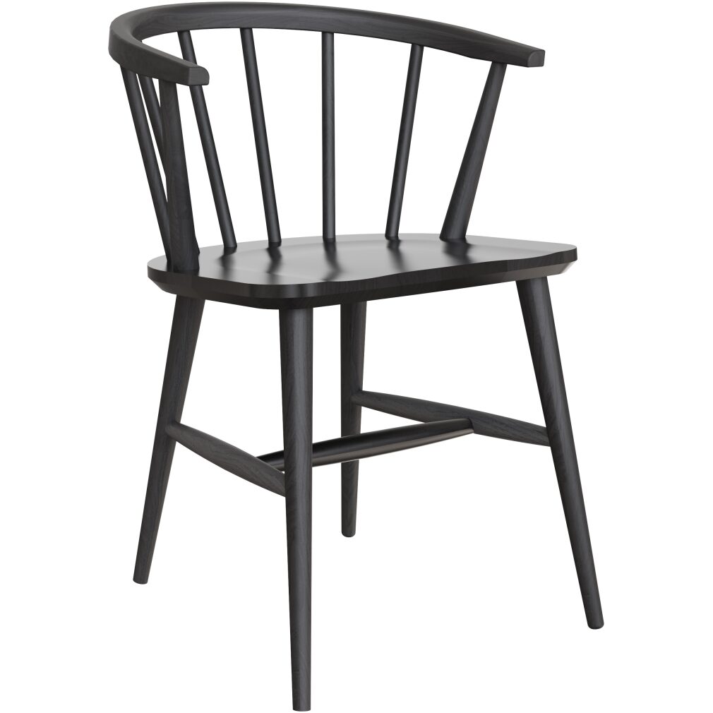 Dining Armchair - Carver - Black - Como Living and Dining Range