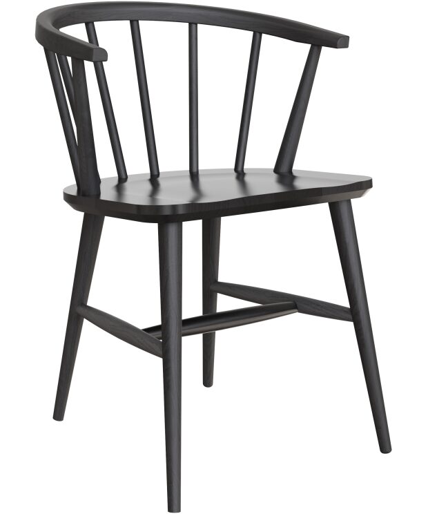 Dining Armchair - Carver - Black - Como Living and Dining Range