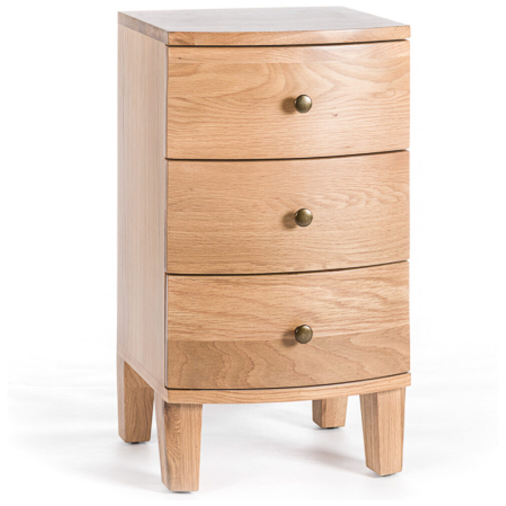 Portland Oak Bedroom Bundle with Trend king size bed