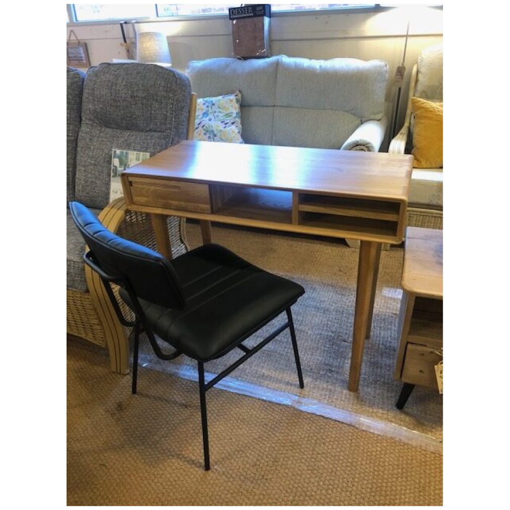 Ex Display - Scandic Computer Desk - Solid Oak + Maxwell Chair - 25% Off