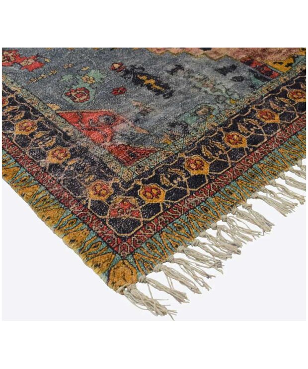 Ambara Jute Rug - Black & Natural - Large – nkuku