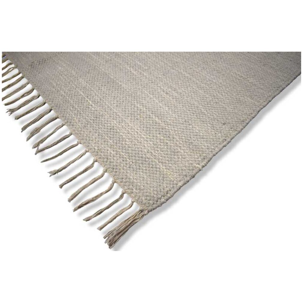 Natural Cloud Cotton & Chenille Rug - Large -180 x 245cm