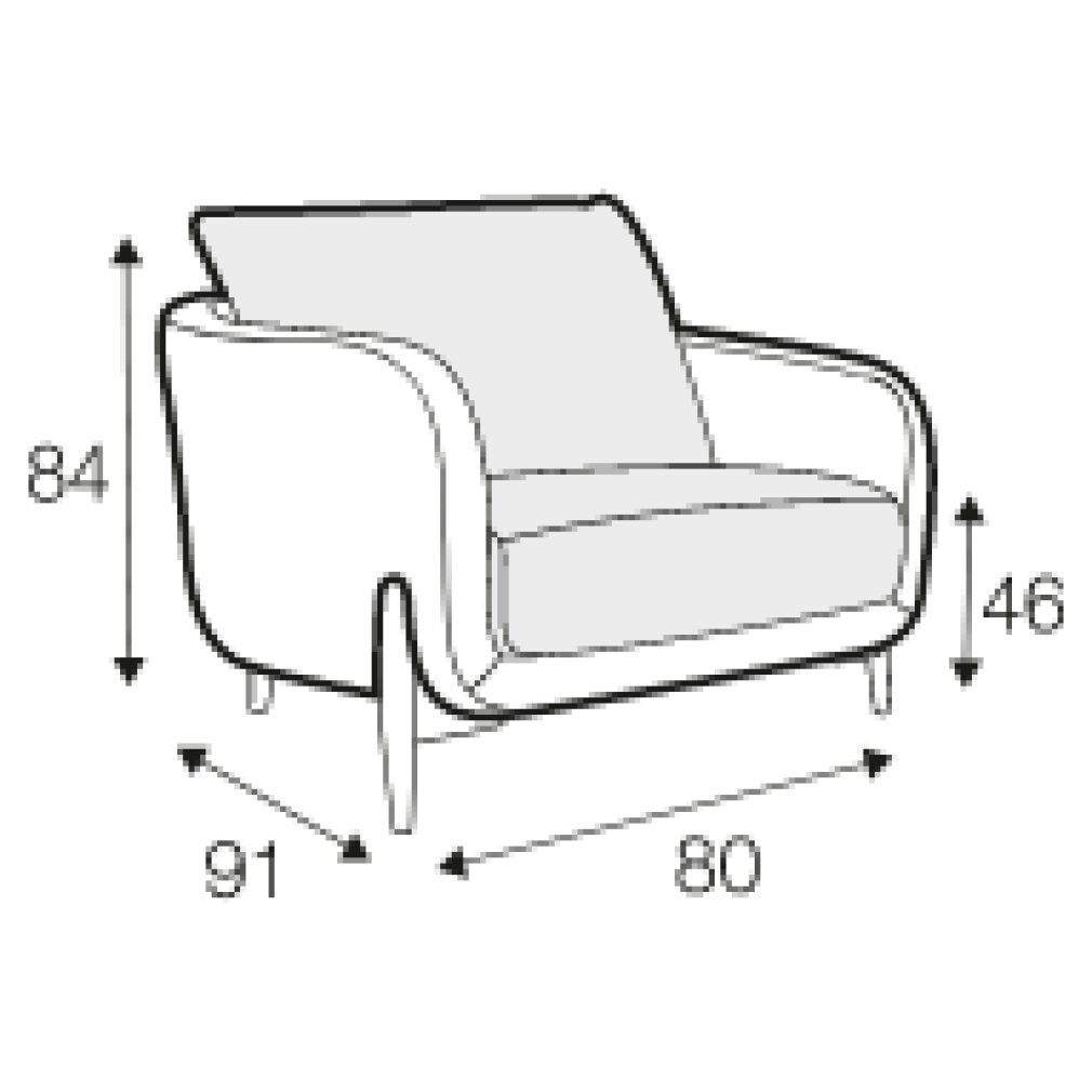 Jenny Armchair by Sits