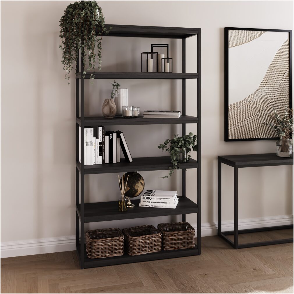 Mono Medium Bookcase In Black