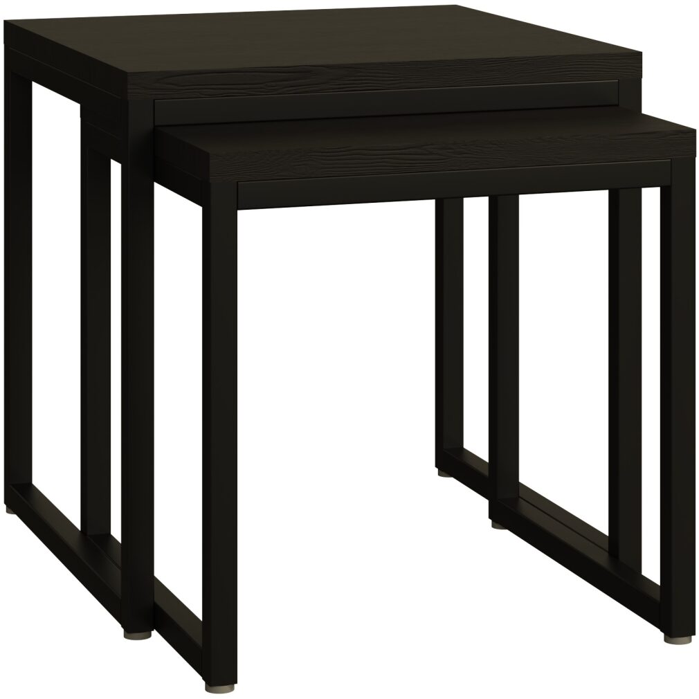Mono Nest of 2 Tables In Black