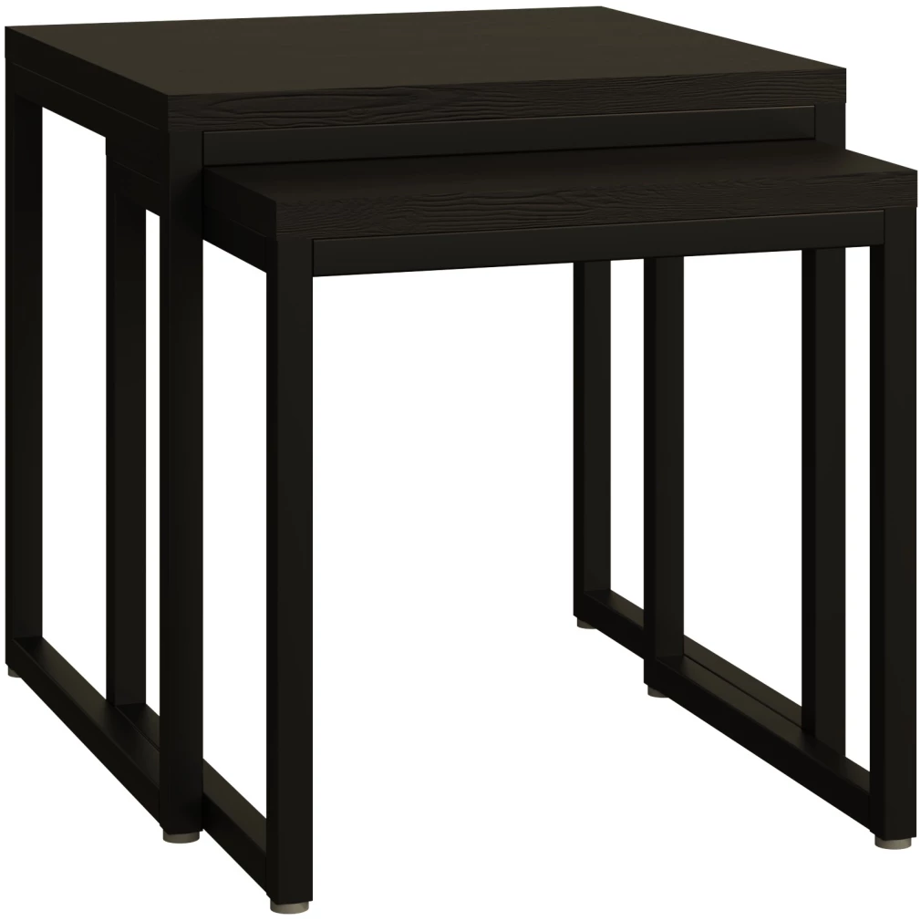 Mono Nest of 2 Tables In Black