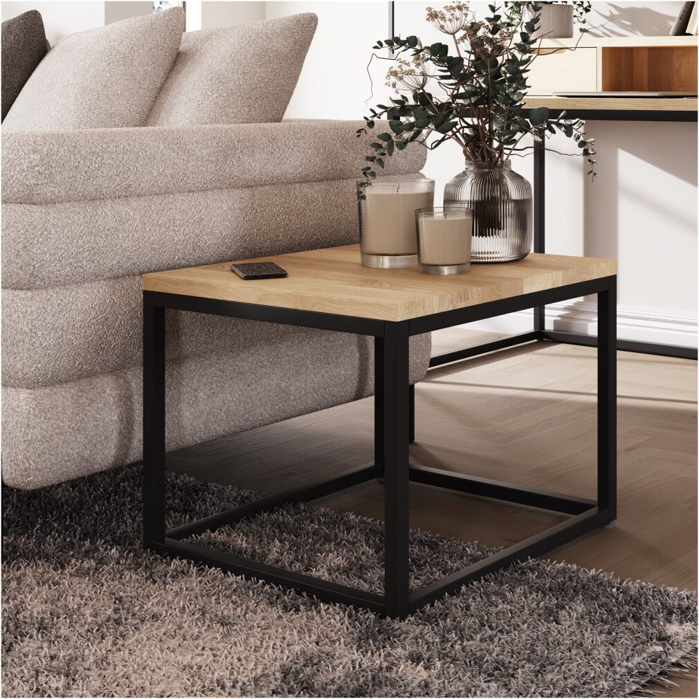 Mono Square Side Table In Natural