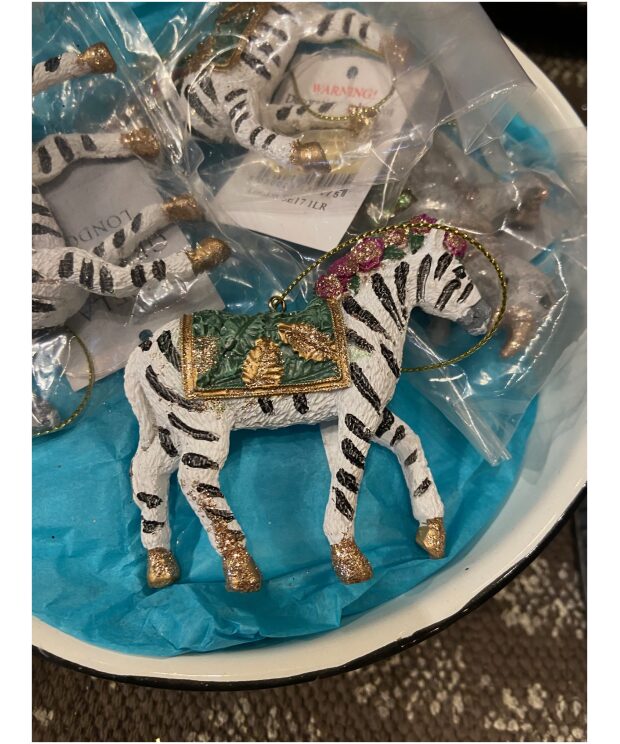 Christmas Decoration - zebra