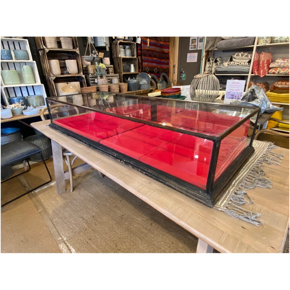 Antique Jewellery display Cabinet - made by Harris & Sheldon