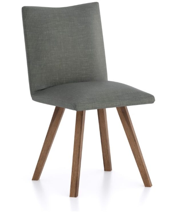 Milano Dining Chair - Asiago - Como - Basalt Fabric