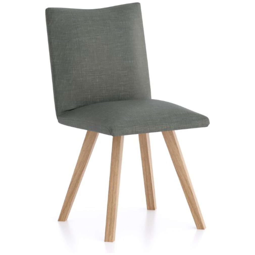 Milano Dining Chair - Asiago - Como - Basalt Fabric