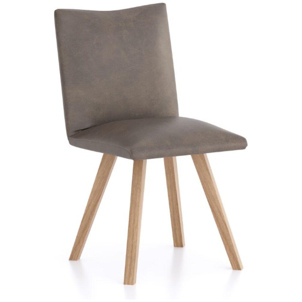 Milano Dining Chair - Asiago - Como - Nutmeg Fabric