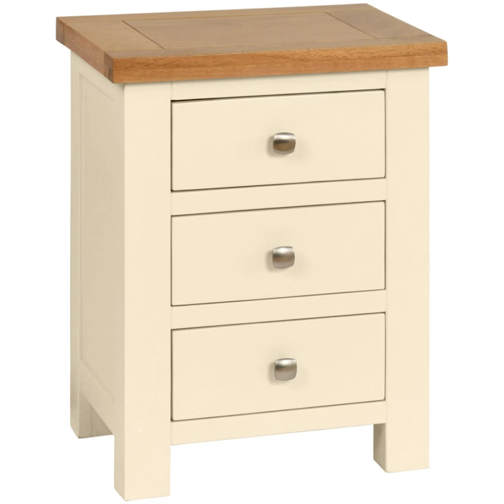 3 Drawer Bedside - Dorset Painted Bedroom Range