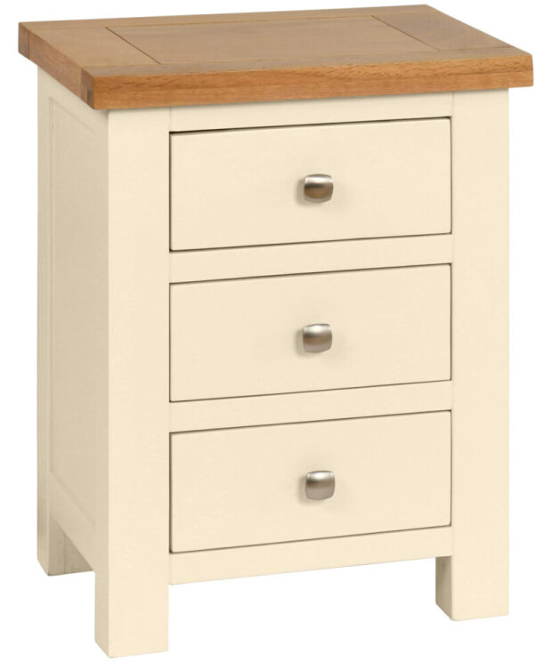 3 Drawer Bedside - Dorset Painted Bedroom Range