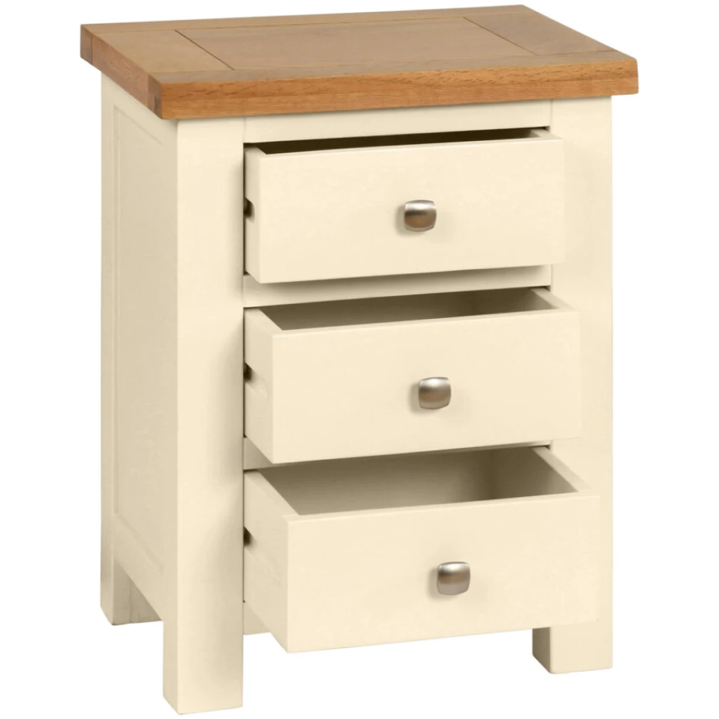 3 Drawer Bedside - Dorset Painted Bedroom Range