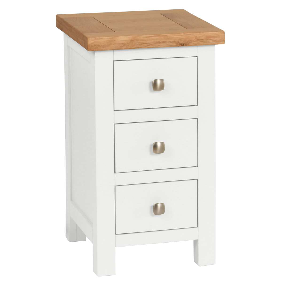 Compact 3 Drawer Bedside - Dorset Painted Bedroom Range