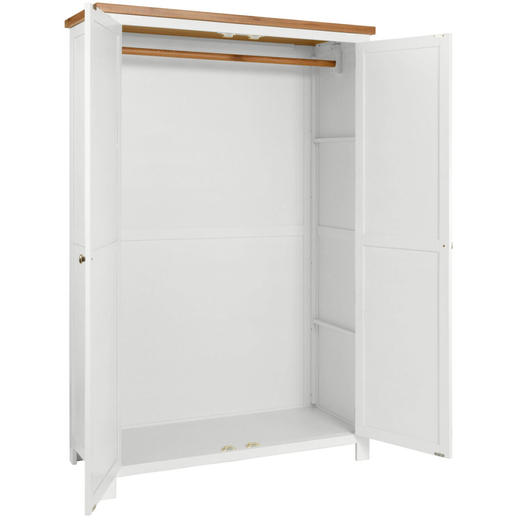 All Hanging Double Wardrobe - Dorset Painted Bedroom Range